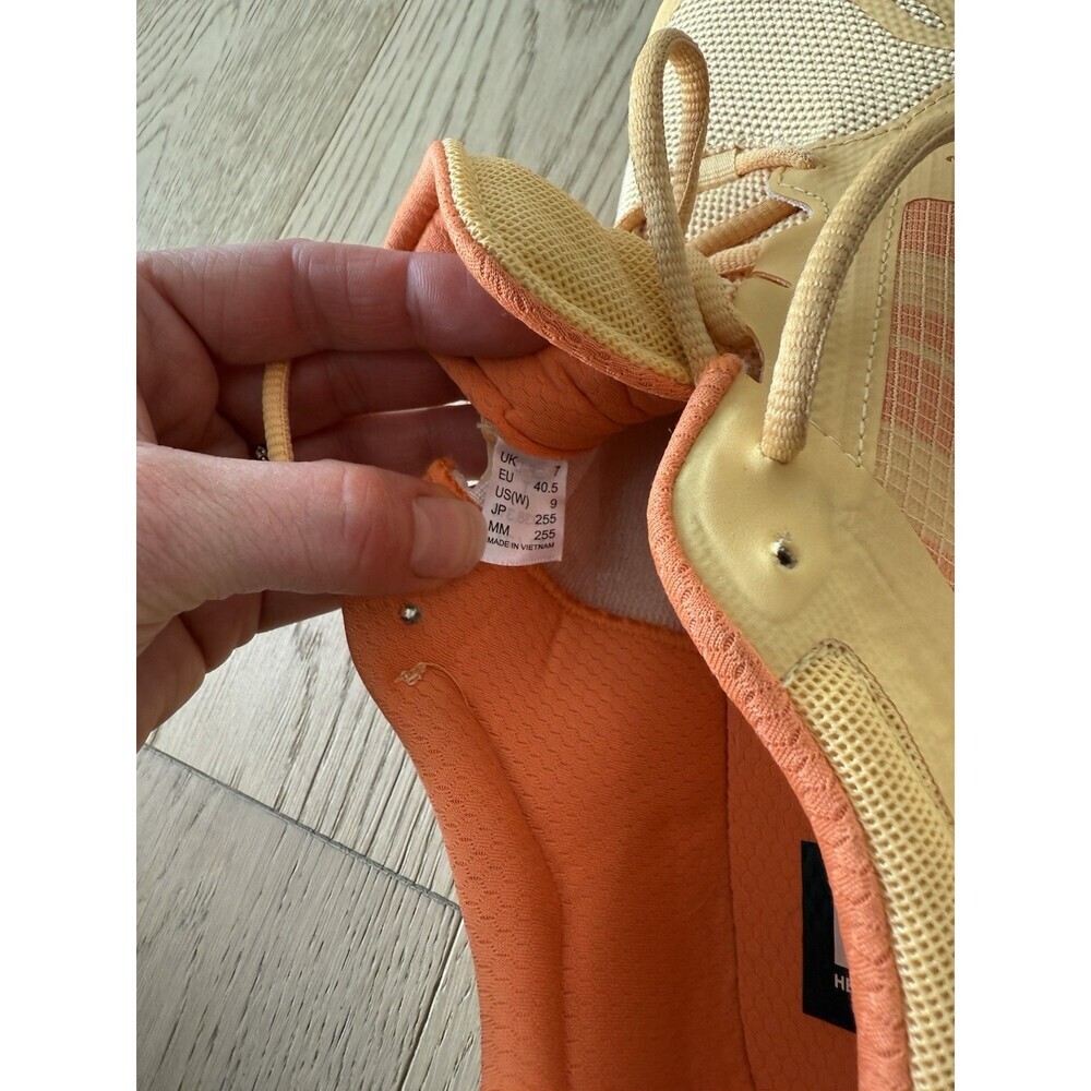 $130 Helly Hansen Ahigo Womens 9 Orange Sneakers Shoes Lace Up Workout Hiking - Picture 5 of 7